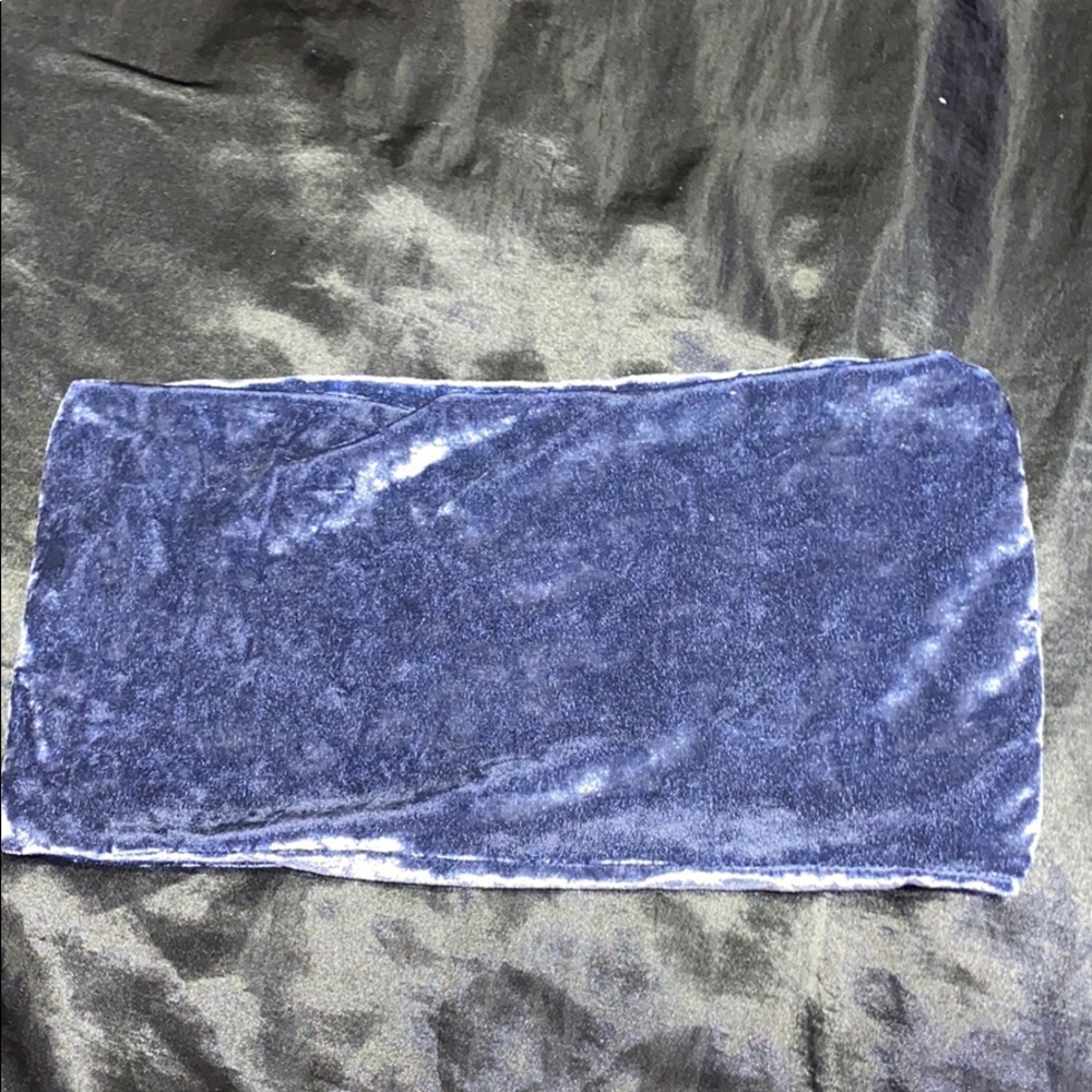 Velvet tube top
